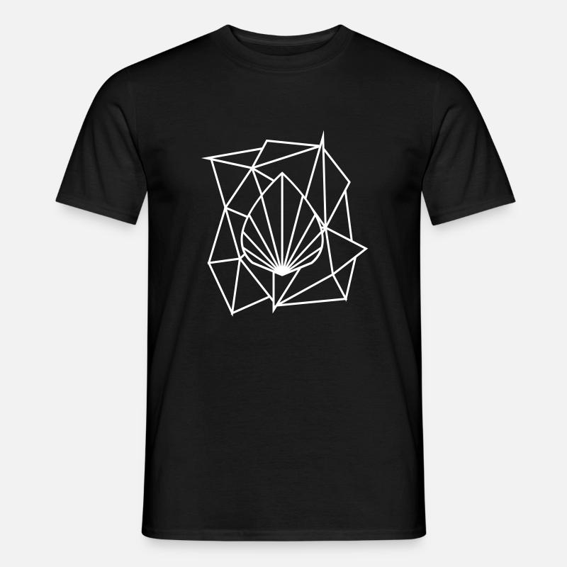 Polygon Augmented Logo - T-shirt homme - noir
