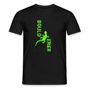 bouldering - T-shirt homme - noir - Devant - AI Model Male 178 light (178cm)