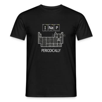 I Nap Periodically, Periodensystem der Elemente - Männer T-Shirt - Schwarz - Vorne - AI Model Male 178 light (178cm)
