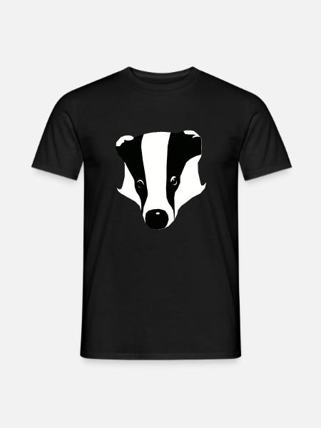 dachs - Männer T-Shirt - Schwarz