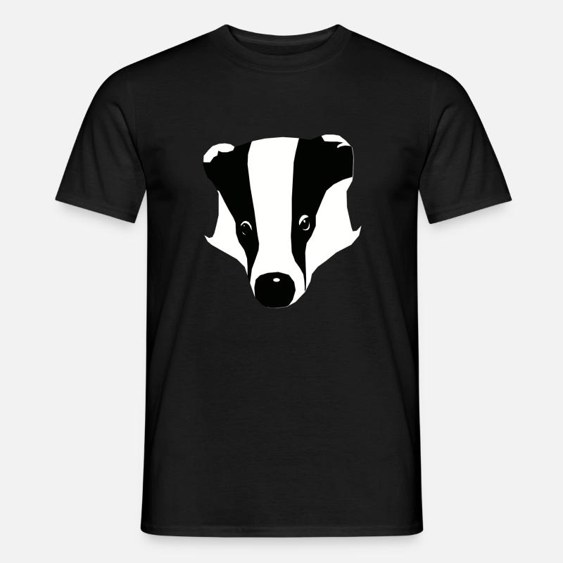 dachs - Männer T-Shirt - Schwarz