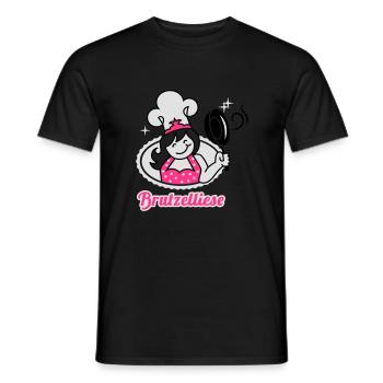Köchin - Küche - Koch - grillen - Barbecue - 3C - Männer T-Shirt - Schwarz - Vorne - AI Model Male 178 light (178cm)
