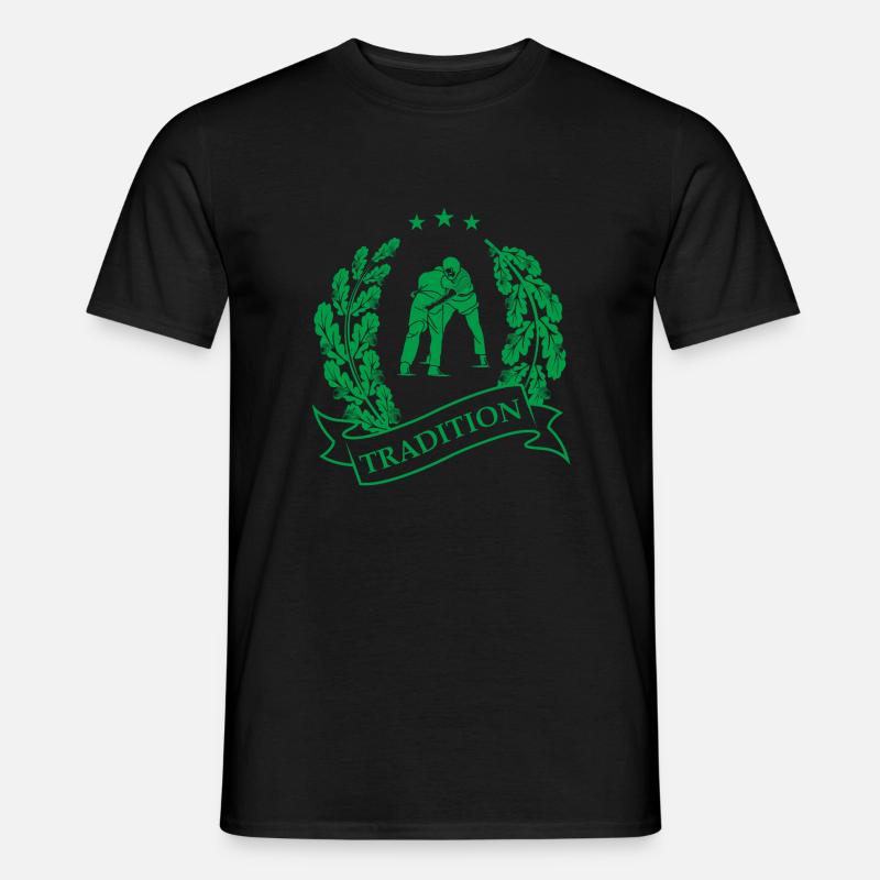 Lottatori oscillanti - T-shirt uomo - nero