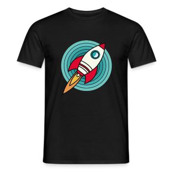 Missile - T-shirt homme - noir - Devant - AI Model Male 178 light (178cm)