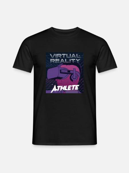 Virtual reality athlete augmented reality Shirts - Männer T-Shirt - Schwarz
