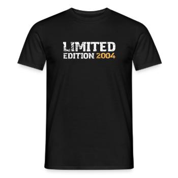 18. Geburtstag Junge Mädchen 18 Jahre 2004 Spruch - Männer T-Shirt - Schwarz - Vorne - AI Model Male 178 light (178cm)