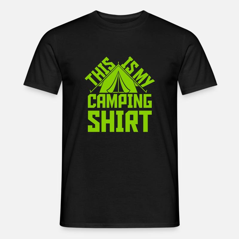 C’est mon camping - T-shirt homme - noir