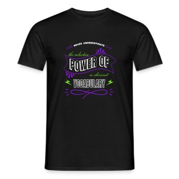 Ecrivains Littérature Citation de l’auteur BMX Bday Écrivain - T-shirt homme - noir - Devant - AI Model Male 178 light (178cm)