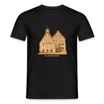 Zinna Kloster Jüterbog Teltow Brandenburg - Männer T-Shirt - Schwarz - Vorne - AI Model Male 178 light (178cm)