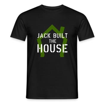 musique house jack built the house cadeau - T-shirt homme - noir - Devant - AI Model Male 178 light (178cm)