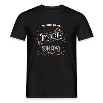 present idea gift doctor pc - Männer T-Shirt - Schwarz - Vorne - AI Model Male 178 light (178cm)