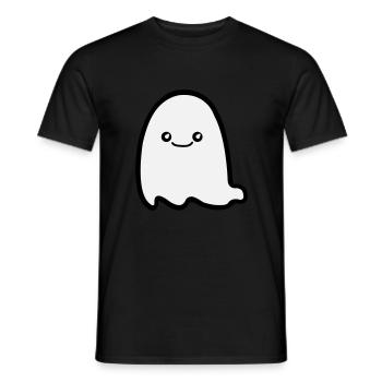 Ghost Comic - Men's T-Shirt - black - Front - AI Model Male 178 light (178cm)