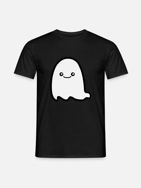 ghost comic - Männer T-Shirt - Schwarz