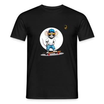THE SPECIAL MOUSE - Men's T-Shirt - black - Front - AI Model Male 178 light (178cm)