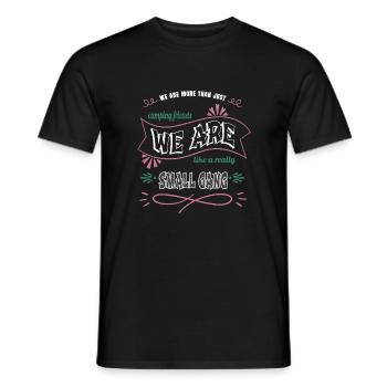 Hiking Boy Scouts Funny America Birthday Van Life - Men's T-Shirt - black - Front - AI Model Male 178 light (178cm)