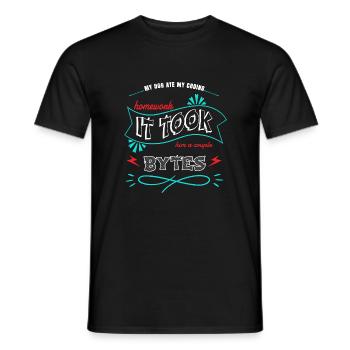 Blagues Déclaration Le geek préféré de papa pour la fête des pères - T-shirt homme - noir - Devant - AI Model Male 178 light (178cm)