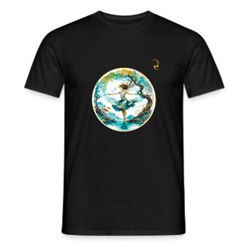 THE FAIRY - Men's T-Shirt - black - Front - AI Model Male 178 light (178cm)