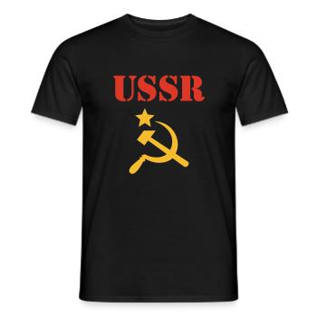 USSR - Männer T-Shirt - Schwarz - Vorne - AI Model Male 178 light (178cm)