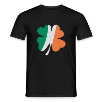 Irlande - T-shirt homme - noir - Devant - AI Model Male 178 light (178cm)