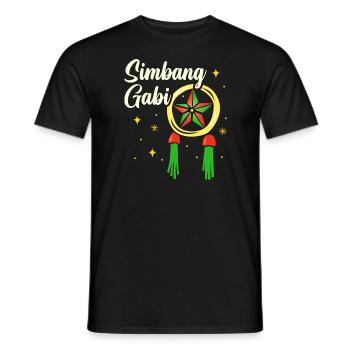 Pinoy Christmas Design für stolze Filipinos - Männer T-Shirt - Schwarz - Vorne - AI Model Male 178 light (178cm)
