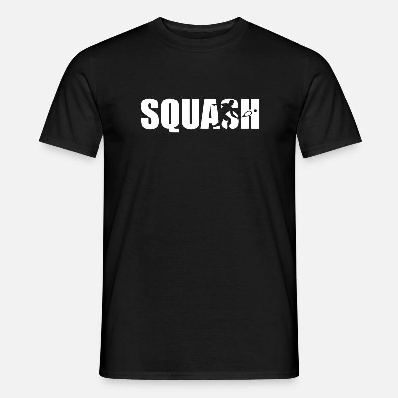 Squash - Männer T-Shirt - Schwarz