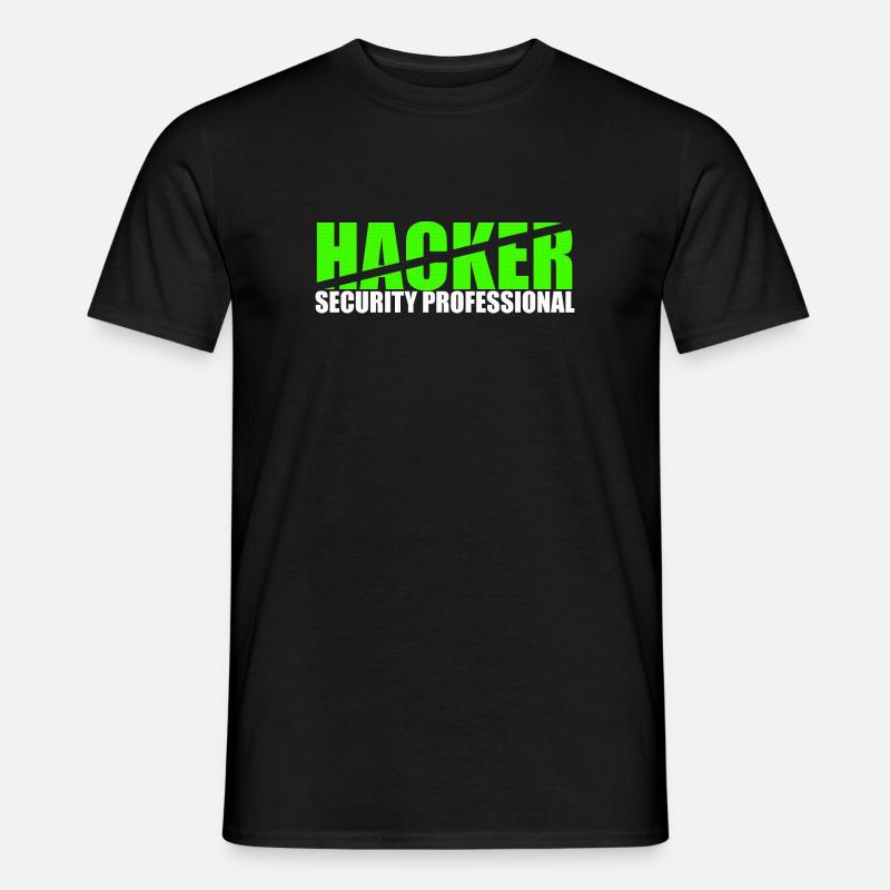 Hacker Security Professional - Männer T-Shirt - Schwarz