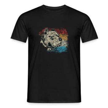 Pitbull - Men's T-Shirt - black - Front - AI Model Male 178 light (178cm)