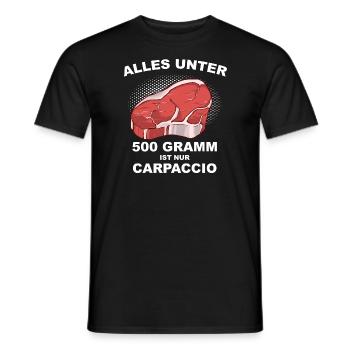 Grillen Lustiger Spruch - Männer T-Shirt - Schwarz - Vorne - AI Model Male 178 light (178cm)