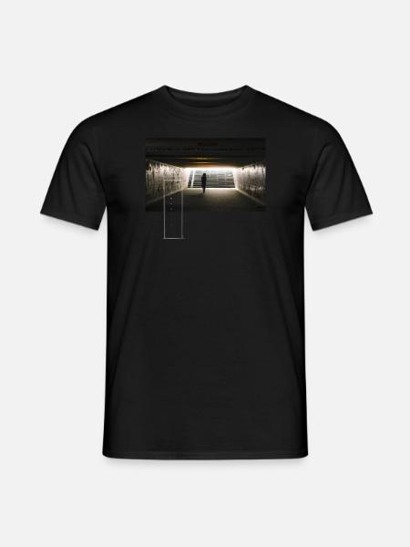 Tunnel (EPHEMERAL series) - Men's T-Shirt - black