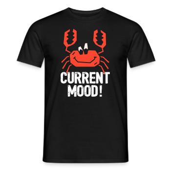 Humeur actuelle du crabe - T-shirt homme - noir - Devant - AI Model Male 178 light (178cm)