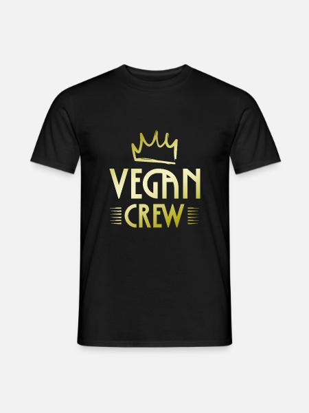 Vegan Crew - Men's T-Shirt - black