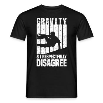 Cadeaux de Parkour | Freerunning Sport Freerunner - T-shirt homme - noir - Devant - AI Model Male 178 light (178cm)