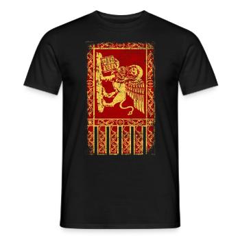 Serenissima Venedig Region Venetien Italien Flagge - Männer T-Shirt - Schwarz - Vorne - AI Model Male 178 light (178cm)