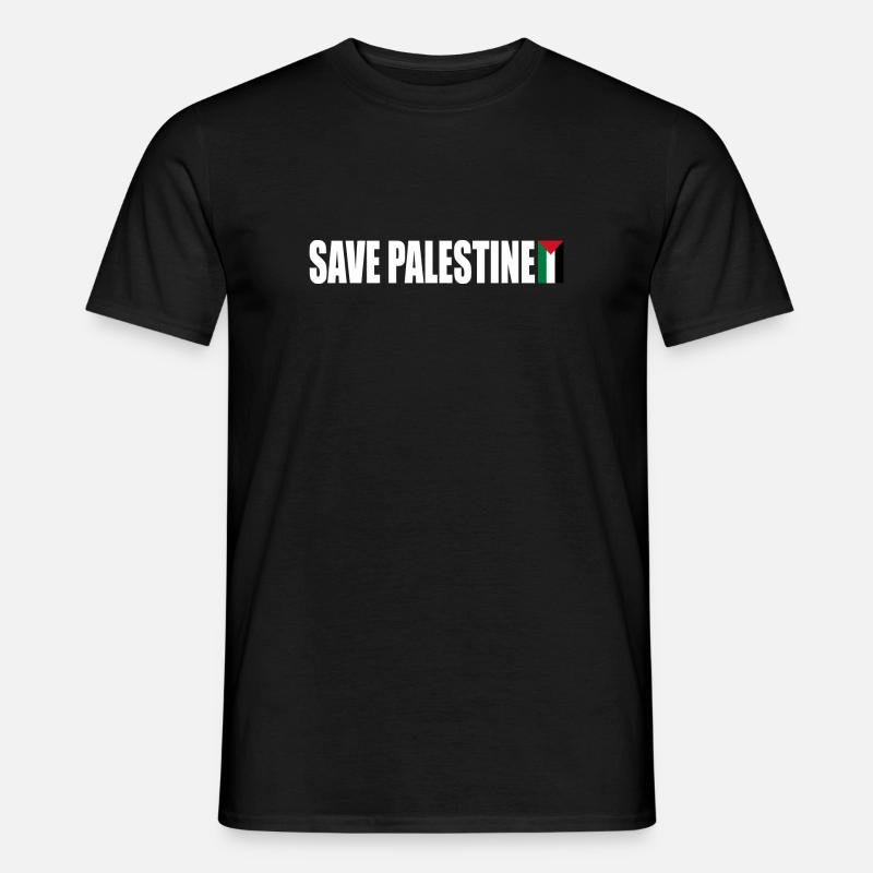 Save palestine - Männer T-Shirt - Schwarz