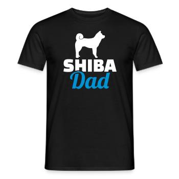 Shiba Inu - Men's T-Shirt - black - Front - AI Model Male 178 light (178cm)