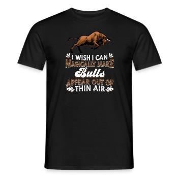 Taureau Taureau - T-shirt homme - noir - Devant - AI Model Male 178 light (178cm)