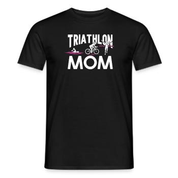 Triathlon - Männer T-Shirt - Schwarz - Vorne - AI Model Male 178 light (178cm)