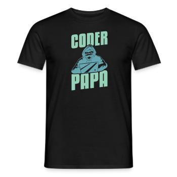 Programmierer Coder Software Entwickler - Männer T-Shirt - Schwarz - Vorne - AI Model Male 178 light (178cm)