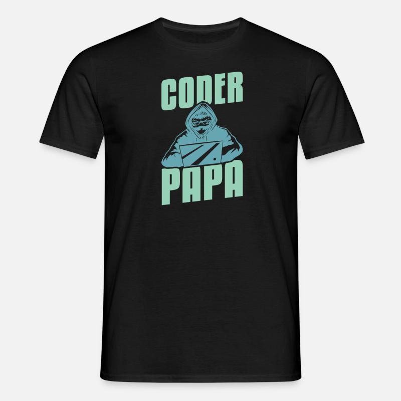Programmeur Coder Développeur de logiciels - T-shirt Homme - noir