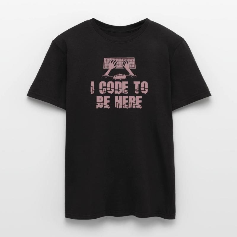 Programmeur Coder Développeur de logiciels T-shirt homme