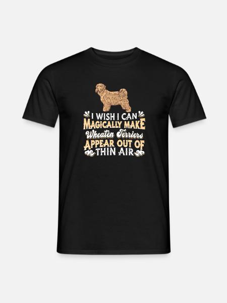 Wheaten Terrier Dog - Men's T-Shirt - black