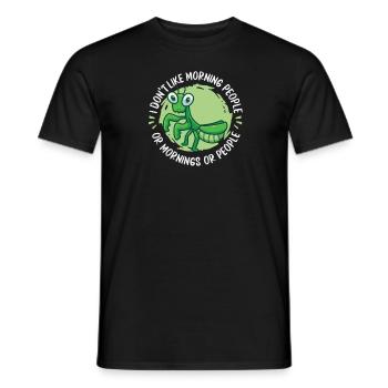 Gottesanbeterin - Männer T-Shirt - Schwarz - Vorne - AI Model Male 178 light (178cm)