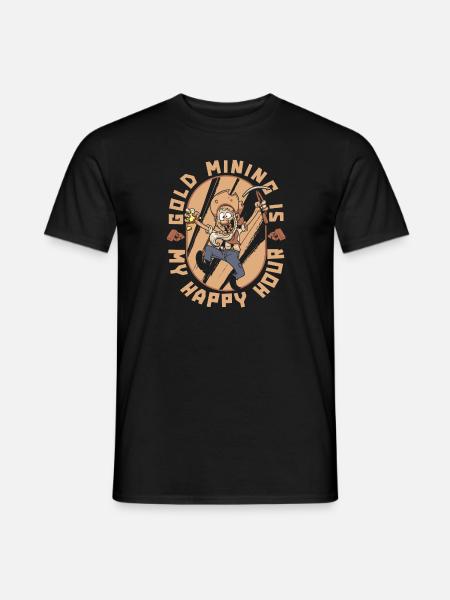 Gold Mining Gold Mine - Men's T-Shirt - black