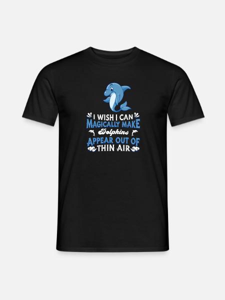 Dolphin Dolphins - Men's T-Shirt - black