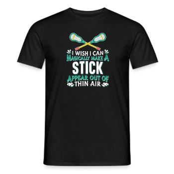 Lacrosse - T-shirt homme - noir - Devant - AI Model Male 178 light (178cm)