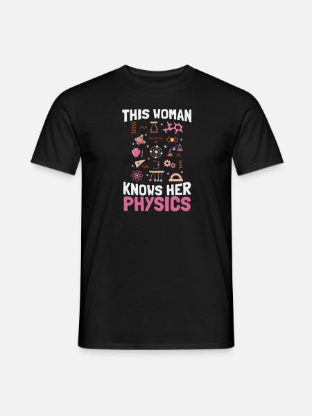 Physics Physicist - Men's T-Shirt - black