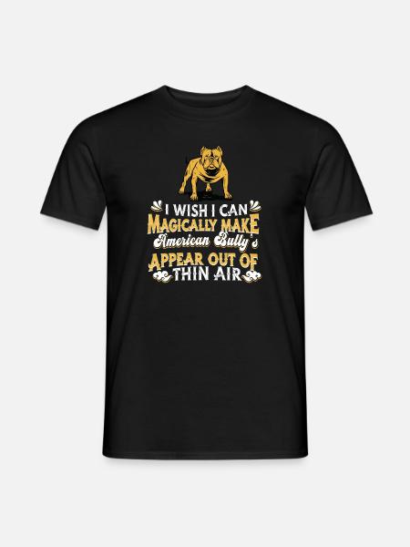 American Bully Dog - Men's T-Shirt - black