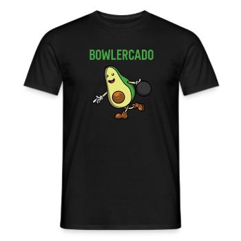 Bowling - T-shirt homme - noir - Devant - AI Model Male 178 light (178cm)