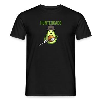 Hunter Hunting Hunting - Men's T-Shirt - black - Front - AI Model Male 178 light (178cm)
