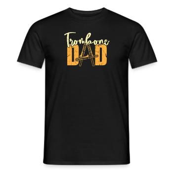 Trombone - T-shirt homme - noir - Devant - AI Model Male 178 light (178cm)